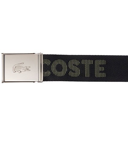Lacoste Bælte - Jaquard Webbing - Noir Escadron