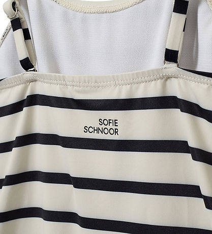 Sofie Schnoor Badedragt - UV50+ - Britalianasy - Black Striped Sofie Schnoor Badedragt - UV50+ - Britalianasy - Black Striped