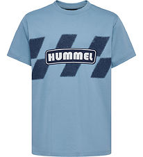 Hummel T-shirt - HmlPets - Faded Denim Hummel T-shirt - HmlPets - Faded Denim