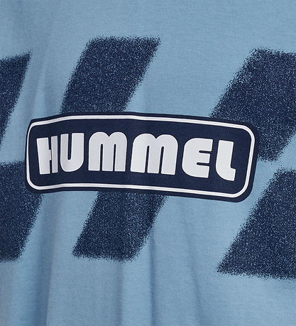 Hummel T-shirt - HmlPets - Faded Denim