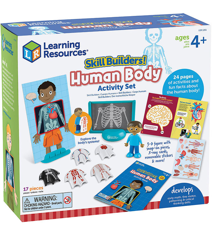 Learning Resources Aktivitetslegetøj - Lær Om Kroppen - 17 Dele