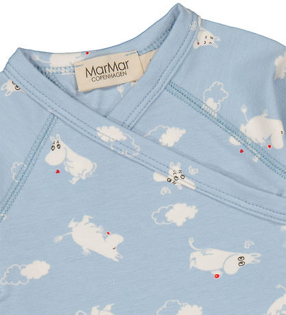 MarMar Slå-Om Body l/æ - Modal - Belito - Blue Moomin