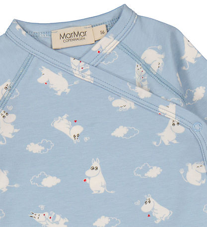 MarMar Slå-Om Heldragt - Modal - Rulo - Blue Moomin