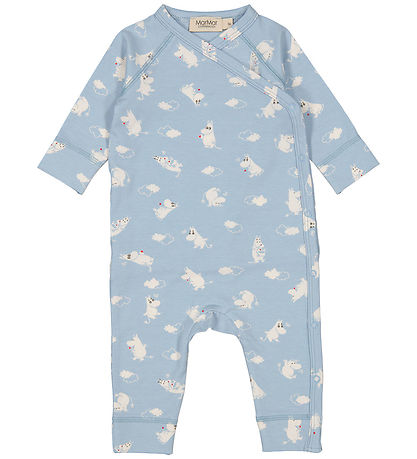 MarMar Slå-Om Heldragt - Modal - Rulo - Blue Moomin