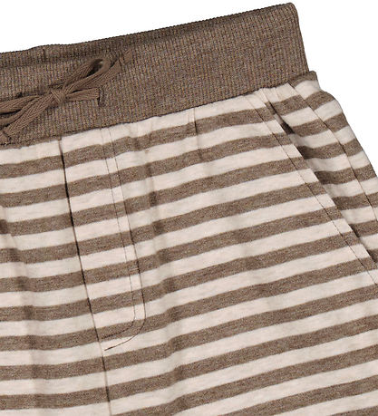 MarMar Shorts - Pelon S - Brown Stripe Melange MarMar Shorts - Pelon S - Brown Stripe Melange