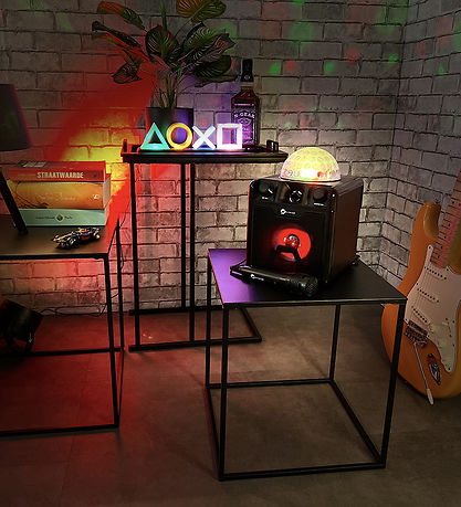 N-GEAR Karaoke Højtaler - Bluetooth Disco Block 410 - Sort