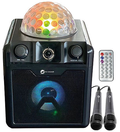 N-GEAR Karaoke Højtaler - Bluetooth Disco Block 410 - Sort