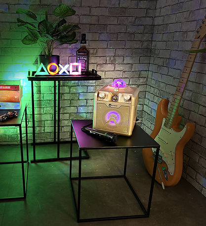 N-GEAR Karaoke Højtaler - Wireless - Disco Star 710 - Guld