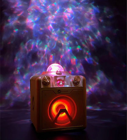 N-GEAR Karaoke Højtaler - Wireless - Disco Star 710 - Guld