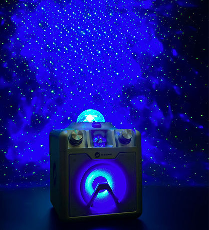 N-GEAR Karaoke Højtaler - Wireless - Disco Star 710 - Guld