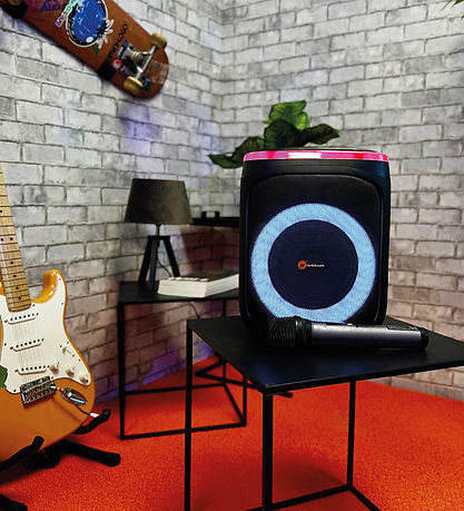 N-GEAR Karaoke Højtalere - Wireless - The Flash Banger 606 - Sor N-GEAR Karaoke Højtalere - Wireless - The Flash Banger 606 - Sor