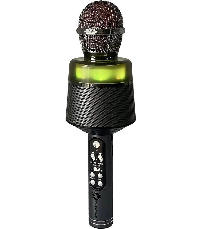 N-GEAR Mikrofon m. Lys - Wireless - Star Mic 100 - Space Grey