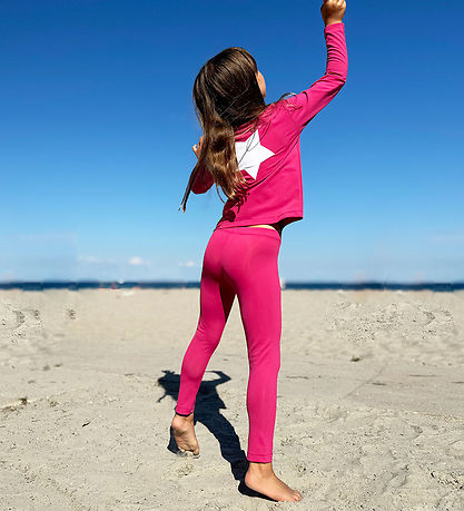 Petit Crabe Badeleggings - Fly - UV50+ - Mulberry