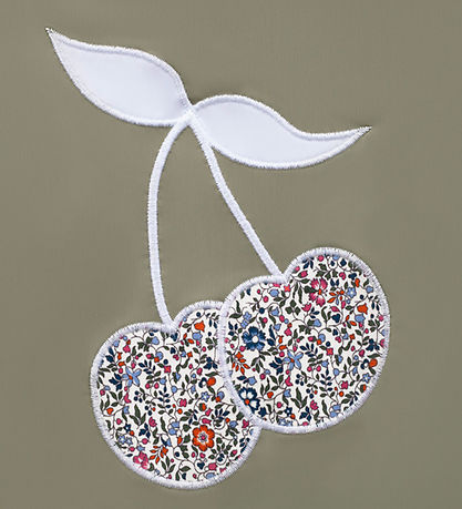 Petit Crabe Badeheldragt - Noe - UV50+ - Olive m. Kirsebær Petit Crabe Badeheldragt - Noe - UV50+ - Olive m. Kirsebær