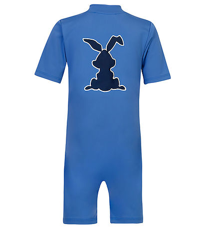 Petit Crabe Badeheldragt - Noe - UV50+ - Sapphire m. Kanin Petit Crabe Badeheldragt - Noe - UV50+ - Sapphire m. Kanin