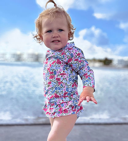 Petit Crabe Badebluse - Sydney - UV50+ - Poppy & Daisy