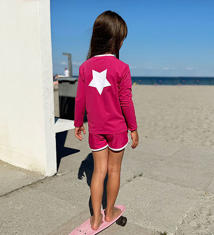 Petit Crabe Badebluse - Etoile - UV50+ - Mulberry