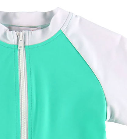 Petit Crabe Badeheldragt - Multicolor - UV50+ - Parrot/White