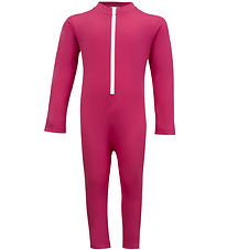 Petit Crabe Badeheldragt - Lou - UV50+ - Mulberry m. Kanin Petit Crabe Badeheldragt - Lou - UV50+ - Mulberry m. Kanin