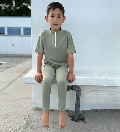 Petit Crabe Badeleggings - Fly - UV50+ - Olive