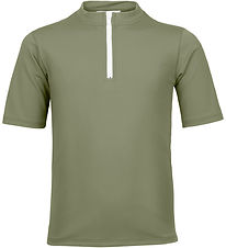 Petit Crabe Badebluse - Max - UV50+ - Olive Petit Crabe Badebluse - Max - UV50+ - Olive