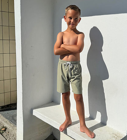 Petit Crabe Badeshorts - Alex - UV50+ - Olive Petit Crabe Badeshorts - Alex - UV50+ - Olive