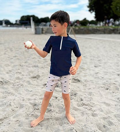 Petit Crabe Badeshorts - Alex - UV50+ - Sand Fish