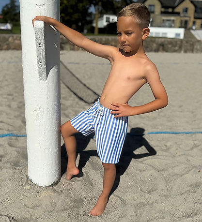 Petit Crabe Badeshorts - Alex - UV50+ - Vertical Stripes