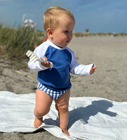 Petit Crabe Blebadebukser - Leo - UV50+ - Vertical Stripes Petit Crabe Blebadebukser - Leo - UV50+ - Vertical Stripes