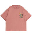 The New T-shirt - TnOleen - Old Rose m. print The New T-shirt - TnOleen - Old Rose m. print