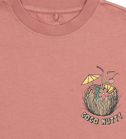 The New T-shirt - TnOleen - Old Rose w. Print