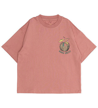 The New T-shirt - TnOleen - Old Rose m. print The New T-shirt - TnOleen - Old Rose m. print