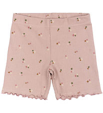 The New Shorts - TnOreta - Rib - Adobe Rose m. Blomster The New Shorts - TnOreta - Rib - Adobe Rose m. Blomster
