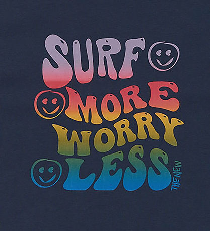 The New T-shirt - TnOlsen - Mood Indigo - m. Print