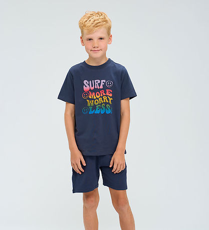 The New T-shirt - TnOlsen - Mood Indigo - m. Print