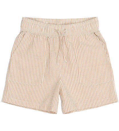 The New Shorts - TnOllie - Indian Tan Striped