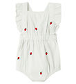 Name it Sommerdragt - NbfDerilla - Bright White/STAWBERRY Name it Sommerdragt - NbfDerilla - Bright White/STAWBERRY