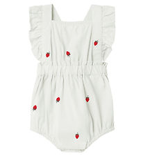 Name it Sommerdragt - NbfDerilla - Bright White/STAWBERRY Name it Sommerdragt - NbfDerilla - Bright White/STAWBERRY