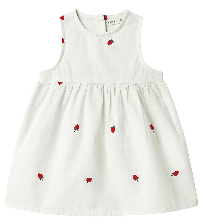Name it Spencer - NbfDerilla - Bright White/STAWBERRY