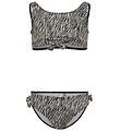 Kids Only Bikini - KogBeach - Cloud Dancer/Boho Zebra/Black