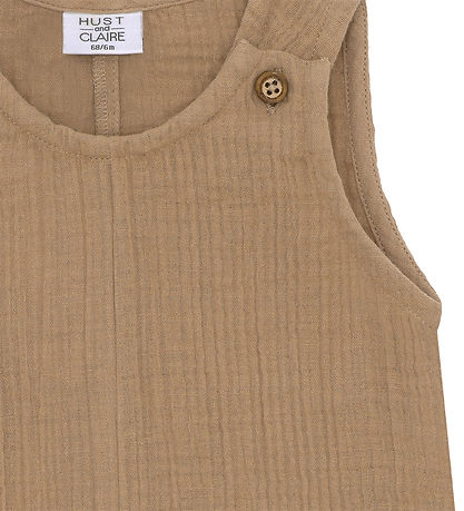 Hust and Claire Summer Romper - Mic - Warm Sand