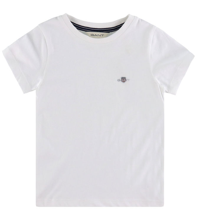 GANT T-shirt - Shield - Hvid