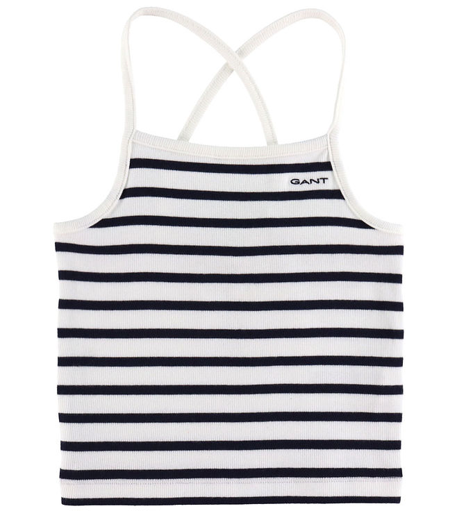 GANT Top - Rib - Evening Blue