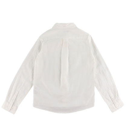 GANT Skjorte - Hør/Bomuld - Hvid GANT Skjorte - Hør/Bomuld - Hvid