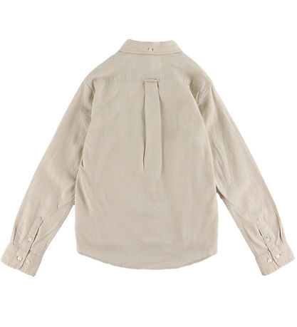 GANT Skjorte - Hør/Bomuld - Putty GANT Skjorte - Hør/Bomuld - Putty