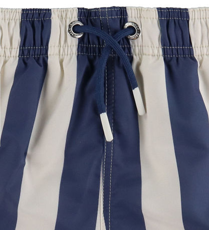 GANT Badeshorts - Dusty Navy m. Striber