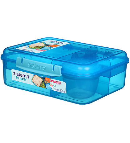 Sistema Madkasse - 1,65 L - Bento Lunch - Satin Sky Blue Sistema Madkasse - 1,65 L - Bento Lunch - Satin Sky Blue