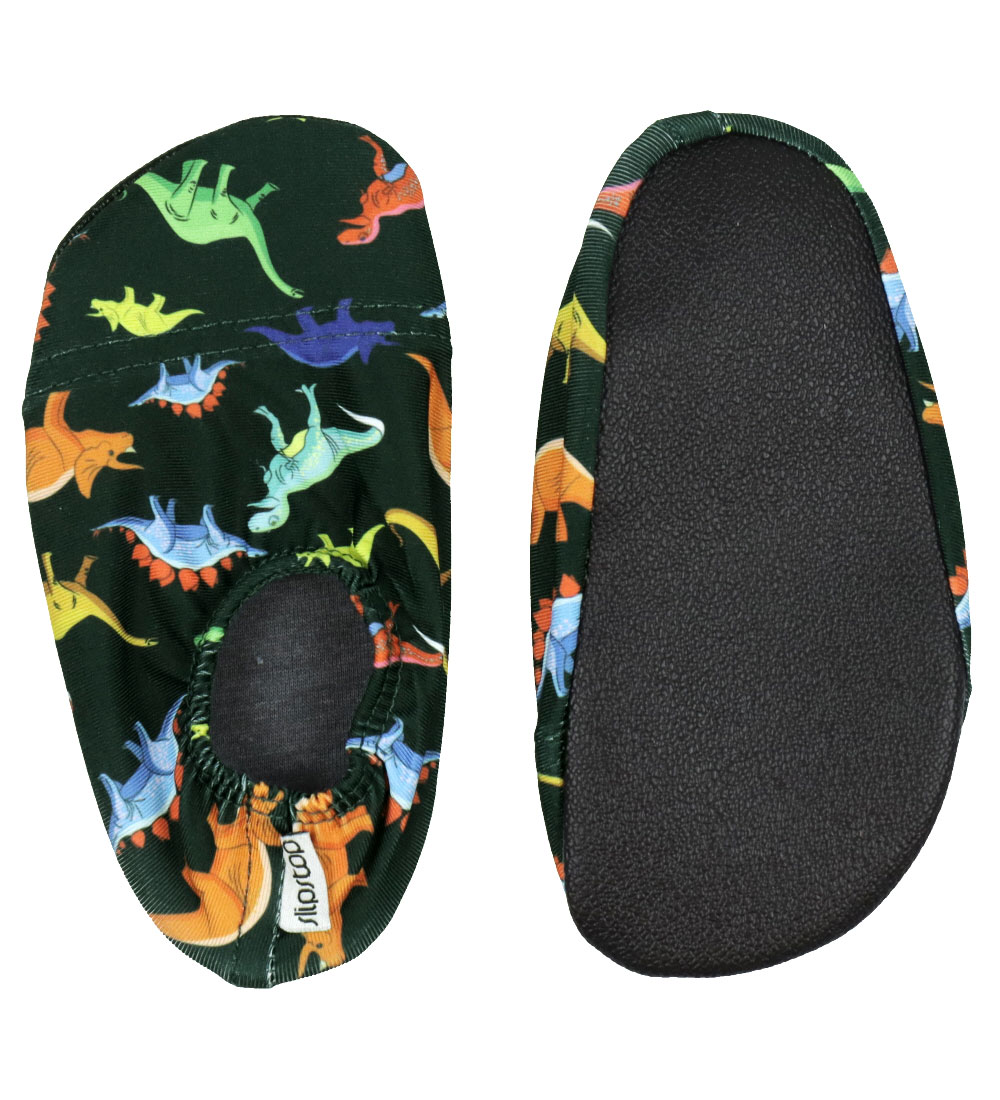 Slipstop Schwimmsocken - Junior - Dino - SlipStop - 21/23 - Badeschuhe