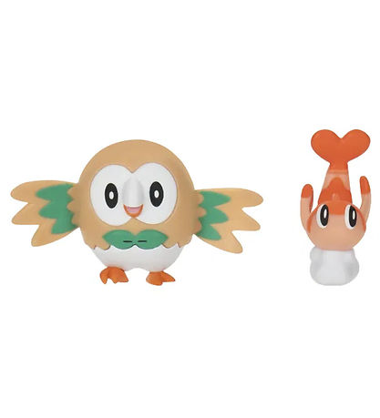 Pokémon Figurer - 2-pak - Battle Figure - Tatsugiri/Rowlet