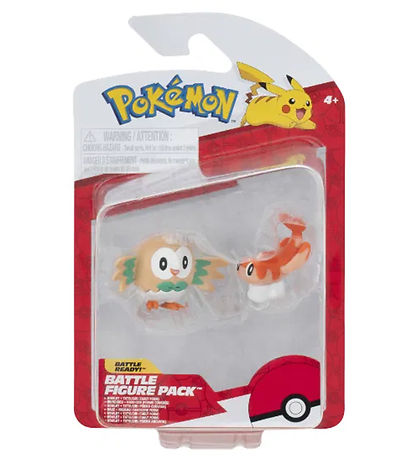 Pokémon Figurer - 2-pak - Battle Figure - Tatsugiri/Rowlet Pokémon Figurer - 2-pak - Battle Figure - Tatsugiri/Rowlet